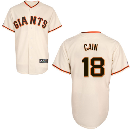 Matt Cain #18 Youth Baseball Jersey-San Francisco Giants Authentic Home White Cool Base MLB Jersey